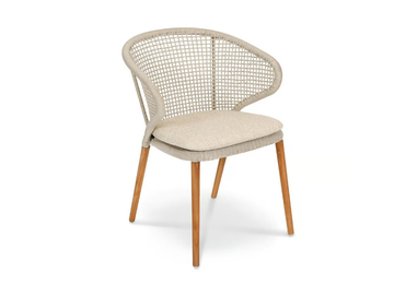 FARO - Rope garden chair with armrests by Fischer Möbel - view 3